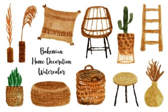 Download Artistic Boho Home and Room Decoration - Boho home Collection
