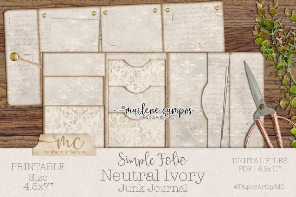 Download Neutral Folding Folio, Ivory - Neutral Collection