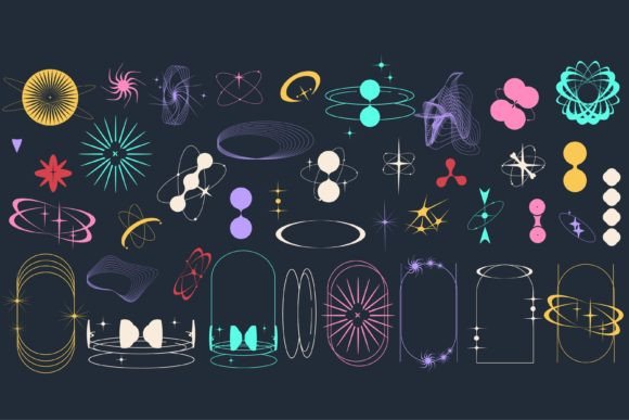 Download Y2k Aesthetic Shape Modern Aesthetic - Modern Collection